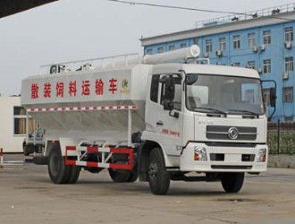 東風(fēng)天錦散裝飼料車(chē)